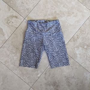 Onzie leopard print high waisted bike shor…